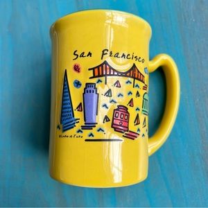 Luke-a-tuke large heart San Francisco coffee mug